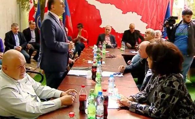 Встреча лидеров оппозиции в офисе «Лейбористской партии» 13 мая 2020 г.