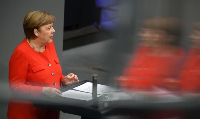 18 июня федеральный канцлер Германии Ангела Меркель поучаствовала в видеоконференции глав Европейского Союза.