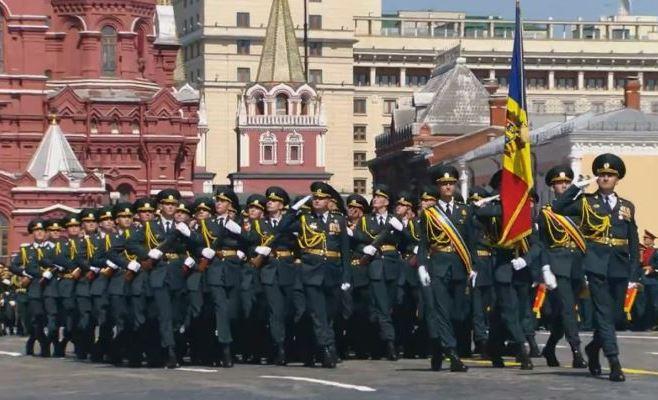 Молдавские военные на Параде Победы в Москве