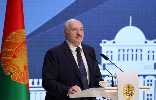 Президент Беларуси Александр Лукашенко на встрече с активом Гомельской области