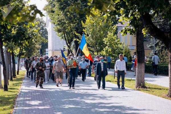 Митинг комбатантов в Кишинёве, июль 2020 г.