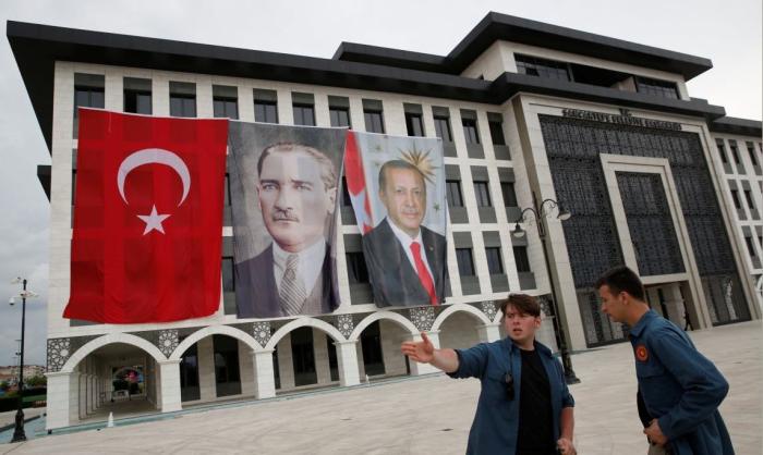 Столица Турции Анкара, президентский дворец Ак-Сарай президента Реджепа Тайипа Эрдогана