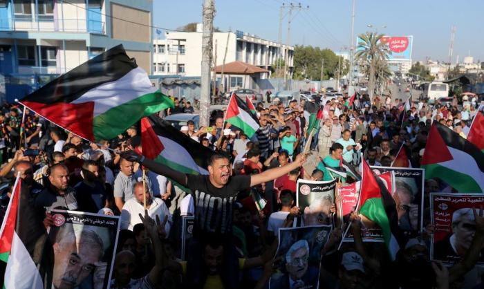 Демонстрация протеста в Палестине
