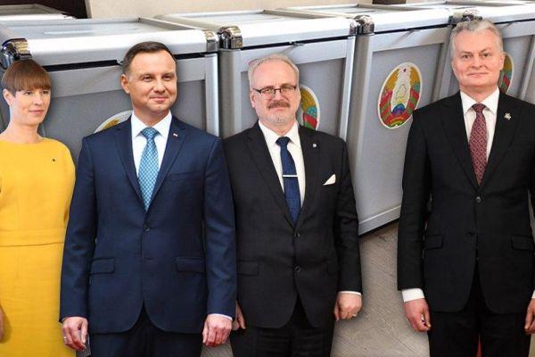 Президенты стран Балтии и Польши требуют повторных выборов в Беларуси