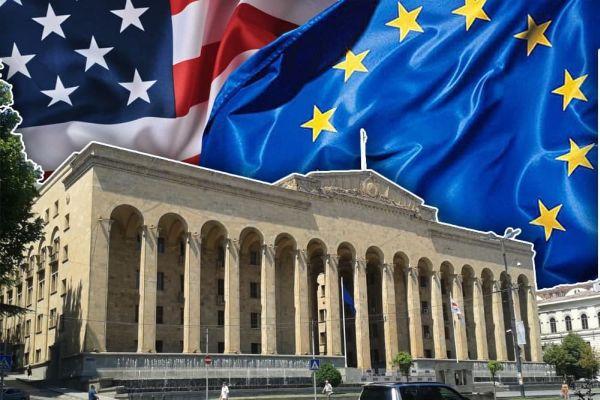ЕС и США встали на защиту партии Саакашвили