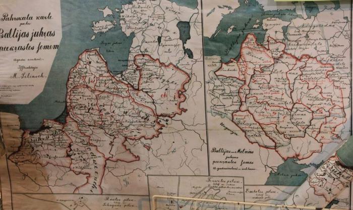 Старые карты Прибалтики и Восточной Европы