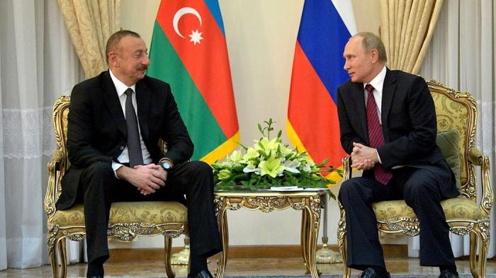Владимир Путин и Ильхма Алиев