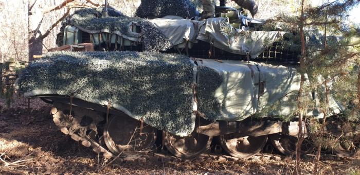 Танк Т-90М Прорыв в зоне проведения СВО. Декабрь 2022