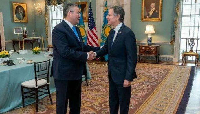 Министры иностранных дел Казахстана и США