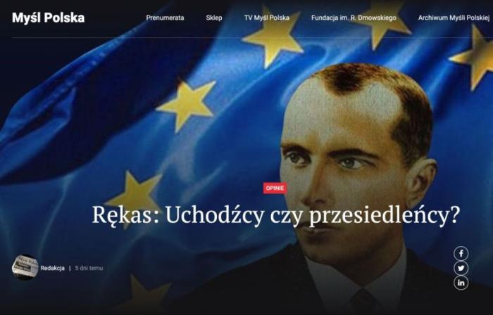 Mysl Polska: Массовое переселение украинцев в Европу – вторжение, спланированное англосаксами