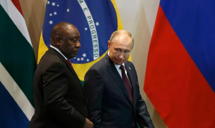 Президенты России и ЮАР