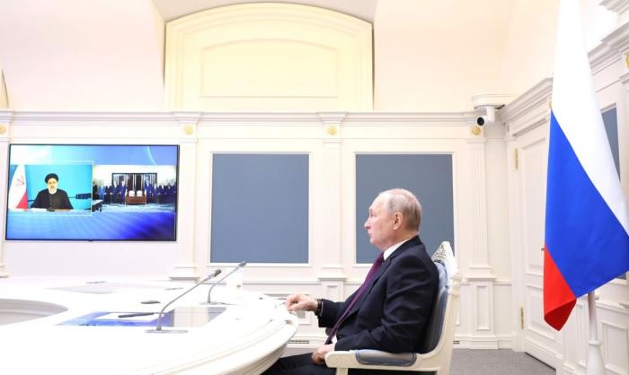 Подписание соглашения между Россией и Ираном в присутствии Владимира Путина по видеосвязи