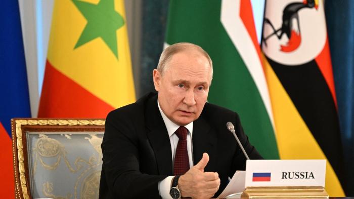 Владимир Путин на саммите Россия - Африка