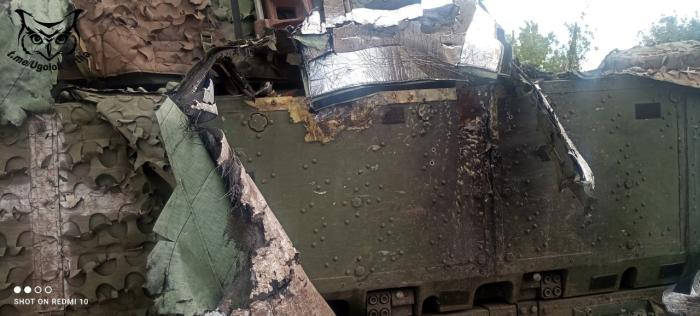 Эвакуация в тыл трофейной шведской БМП CV90