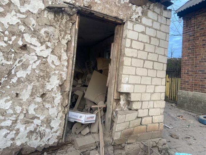 Центрально-Городской район Горловки после обстрела вооружёнными формированиями Украины