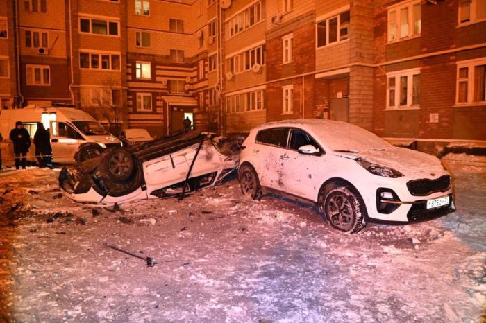 Последствия ночного удара ВСУ по Белгороду