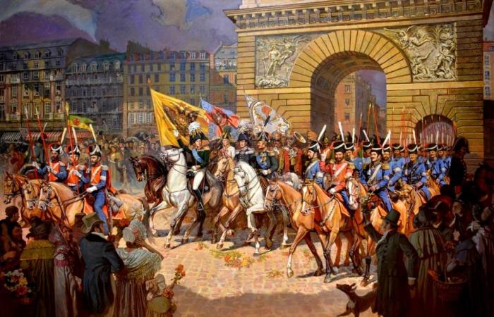Вступление русских войск в Париж