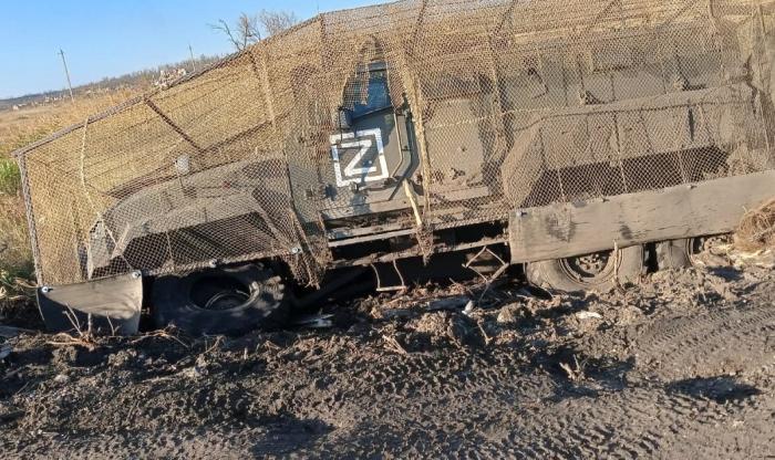 Разбитые вражеские опорники на Кураховском направлении
