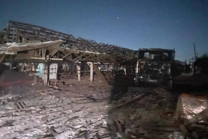 завод по производству цемента в Харькове после российских ударов