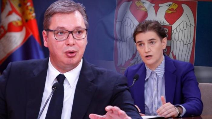 Александар Вучич и Ана Брнабич