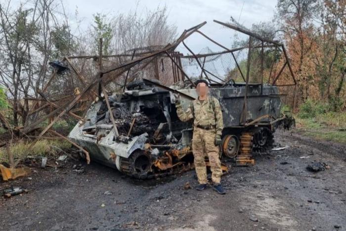 уничтоженный американский БТР М113, октябрь 2025, источник Телеграм-канал Уголок Ситха