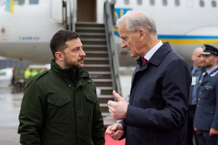 премьер-министр Норвегии и Зеленский