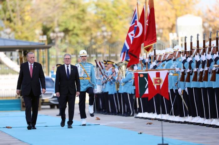Реджеп Эрдоган и Кейт Стармер