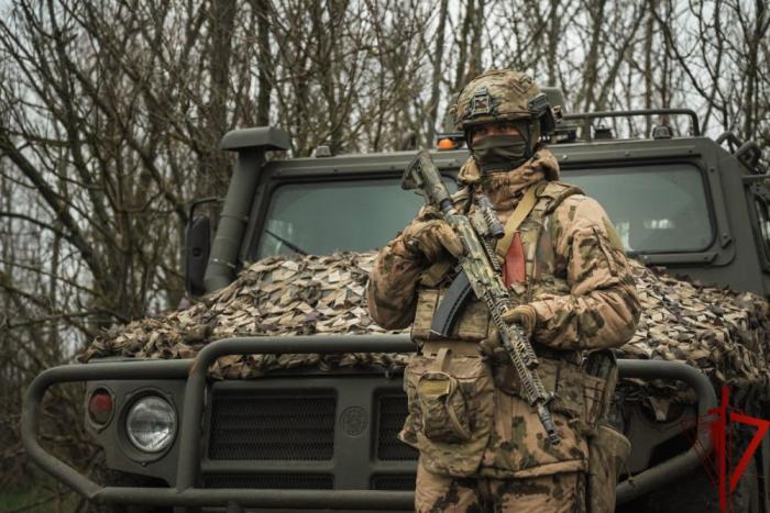 в Херсонской области росгвардейцы обнаружили схрон с вооружением производства стран НАТО, источник Телеграм-канал Росгвардия