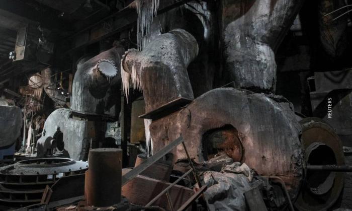 состояние одной из украинских ТЭЦ, источник Телеграм-канал Хроники Гераней