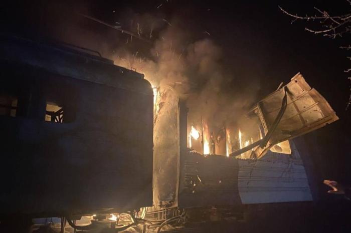 ночью под удар попала железнодорожная инфраструктура Украины, источник Телеграм-канал Украина.ру