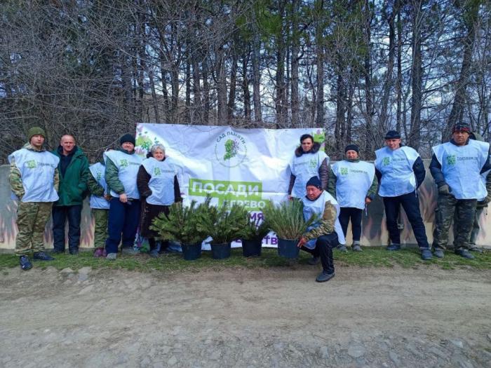 в ДНР стартовала ежегодная акция «Сад памяти». Представители Минприроды ДНР, сотрудники лесничеств, а также волонтёры и местные жители высадили 20 000 сеянцев сосны крымской на территории Артёмовского участкового лесничества. Общая площадь озеленения составила 4,6 гектара, источник Телеграм-канал Всё о ДНР