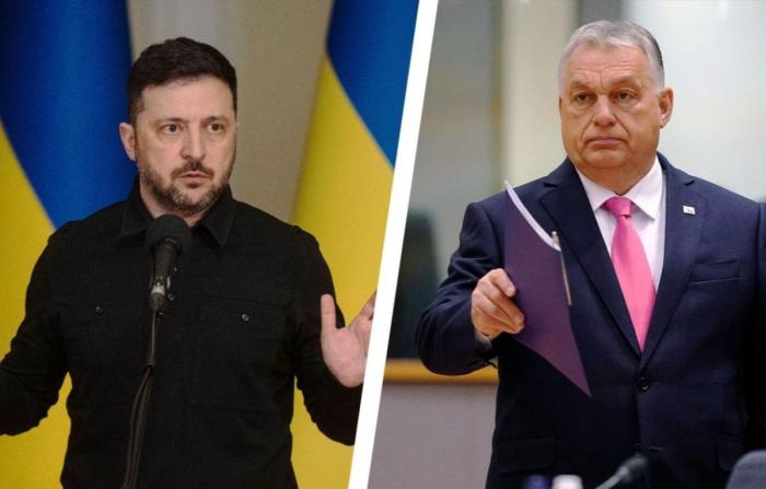 Владимир Зеленский и Виктор Орбан непримиримые враги