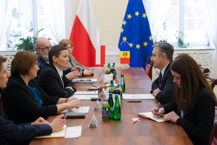 Молдавский министр культуры Кристиан Жардан и министр культуры и национального наследия Польши Марта Ценковская провели переговоры в Варшаве 27 января. 