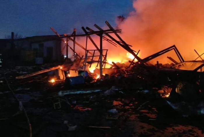 ВС РФ поразили инфраструктуру порта и вражеское судно в Одесской области, источник МАХ-канал Дневник Десантника