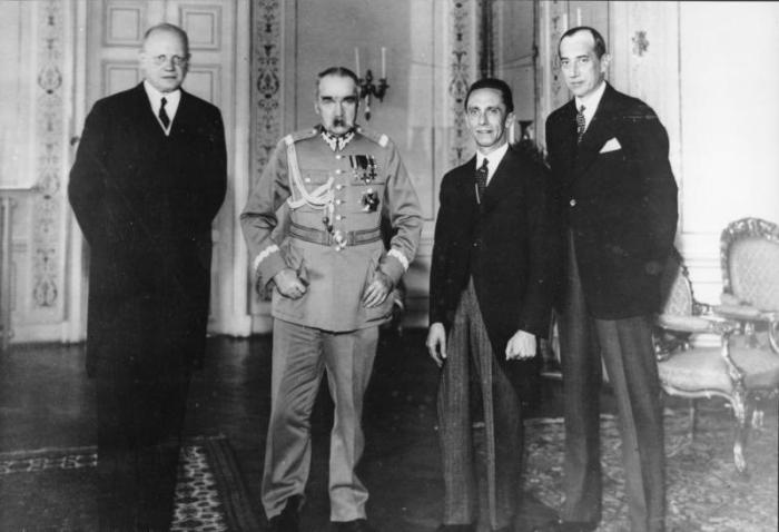 встреча 15 июня 1934 года в Варшаве между маршалом Пилсудским и Йозефом Геббельсом