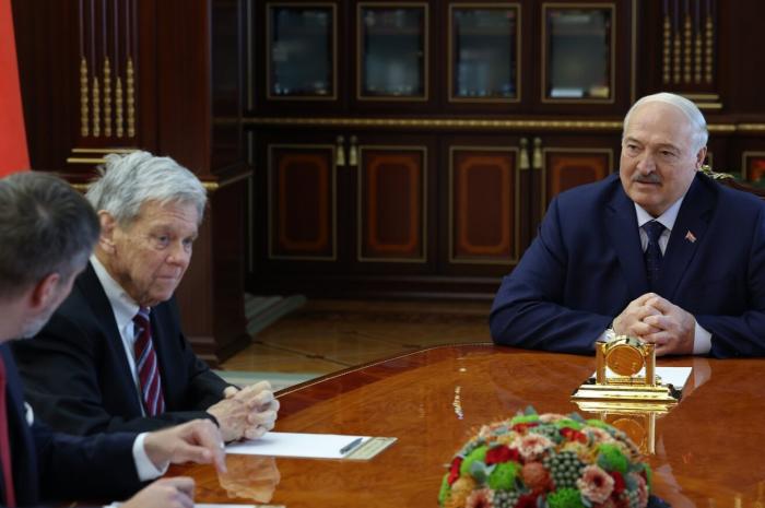 Переговоры президента Белоруссии Александра Лукашенко с амеркианской делегацией