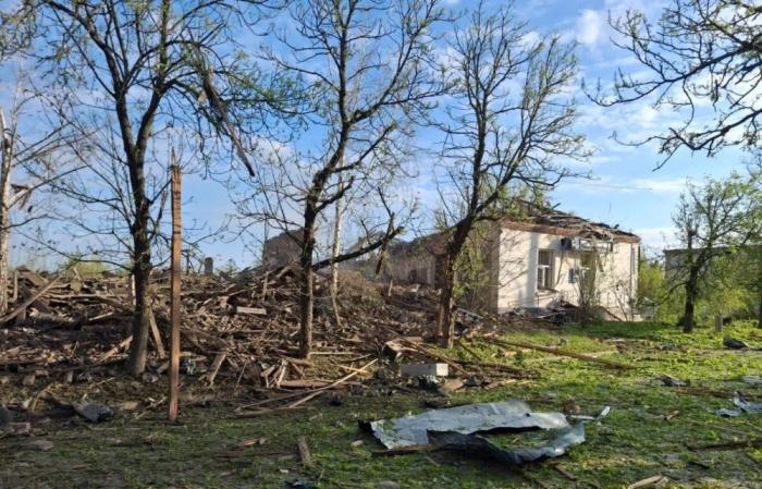 последствия ударов по целям в Запорожской области, источник МАХ-канал Хроники Гераней