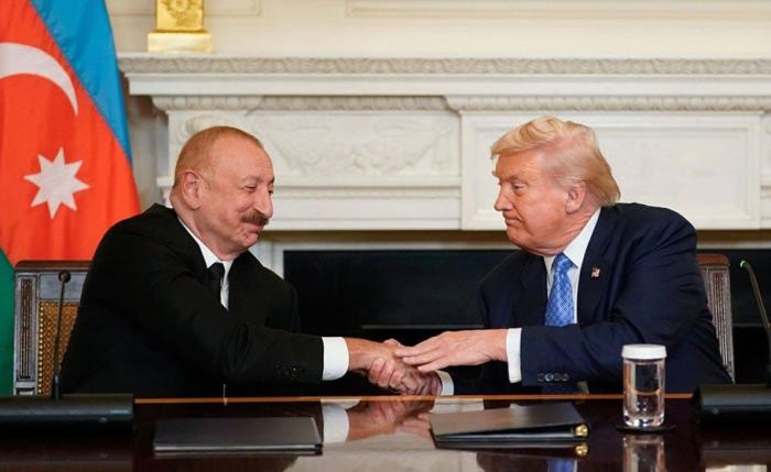 Ильхам Алиев и Дональд Трамп