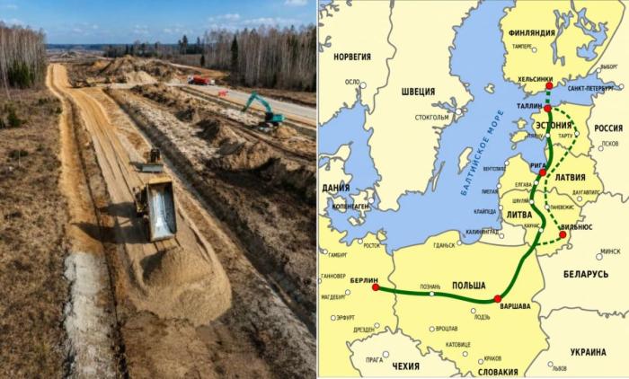 Латвия полностью провалила проект Rail Baltica: денег на него у Риги нет