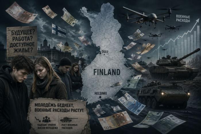 Финская молодежь в возрасте 16-34 лет оказалась самой бедной во всей еврозоне. Медианный уровень благосостояния составляет всего 5 700 евро. Для сравнения: в среднем по еврозоне этот показатель достигает 24 600 евро.