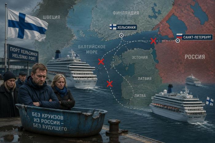 Финны не могут компенсировать прибыли от швартовавшихся в Финляндии следовавших в Петербург круизных судов
