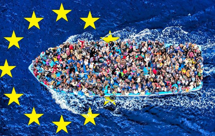 Мигранты морем прорываются в страны Европейского Союза