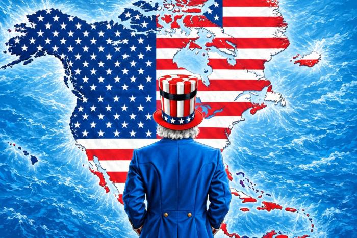 Дональд Трамп раскрашивает карты Америки и всего мира