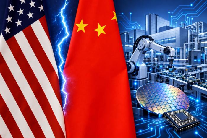 Запад, прежде всего США, проигрывает Китаю конкуренцию на собственном и мировом рынке наукоёмких и высокотехнологичных производств. Это отражается в сохранении большого дефицита в торговле с КНР и, соответственно, в таком же галопирующем увеличении торгового профицита Китая.