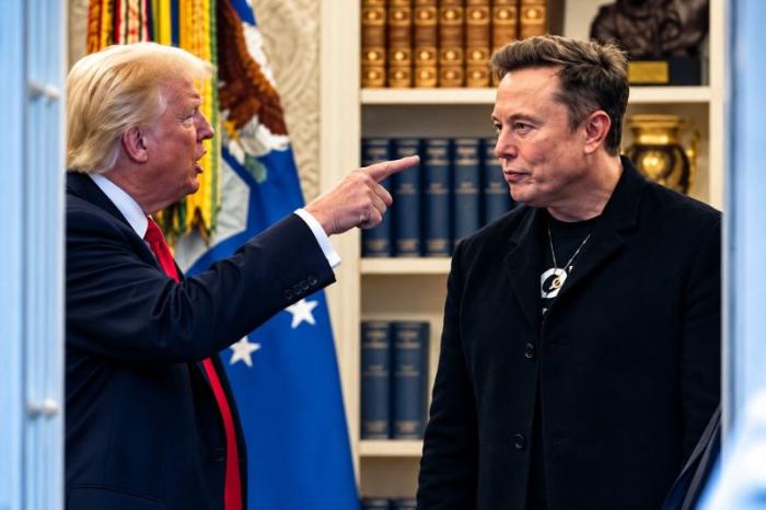 Дональд Трамп и Илон Маск