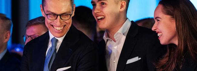 Сын президента Финляндии Оливер Стубб чувствует себя прекрасно