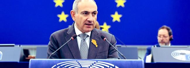 Никол Пашинян выступил в Европарламенте с очередной зажигательной речью