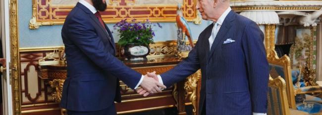 Временный президент Сирии Ахмед Аш-Шара`а побывал на аудиенции у короля Великобритании Карла.