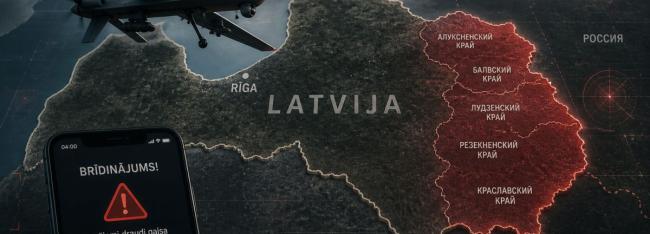 Украинские дроны атаковали порт Приморск через территорию Латвии