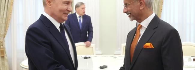 Президент России Владимир Путин провёл 24 августа в Кремле встречу с министром иностранных дел Индии Субраманиамом Джайшанкаром